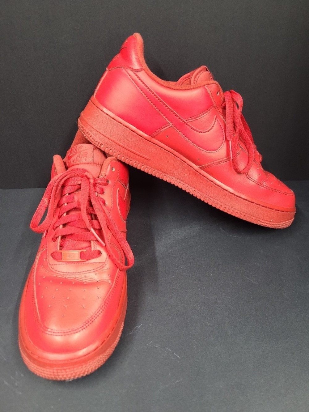 Nike Air Force 1 Low Triple Red Men's Low Top Size 9.5